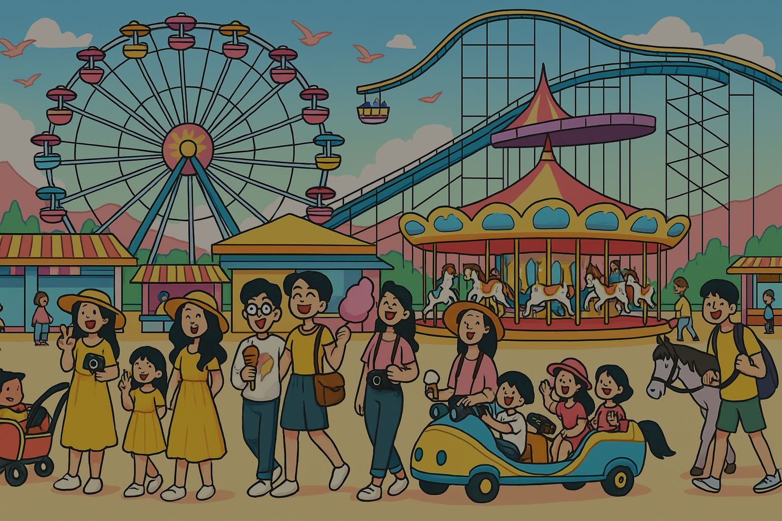 Visita al Parque de Diversiones